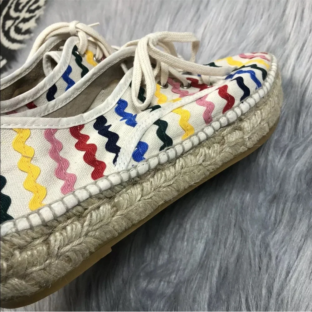 Loeffler Randall Alfie Espadrille Rainbow Sneakers